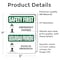 Signmission Emergency Shower Bilingual, 5 in W x Rectangle, Vinyl Decal OS-2PACK-SF-D-57-L-10774 - alternate 4